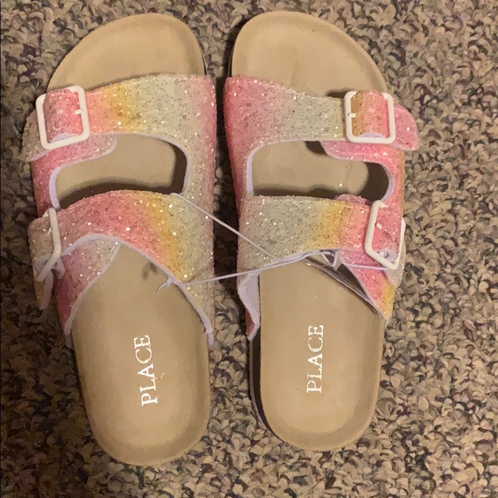 rainbow sandals